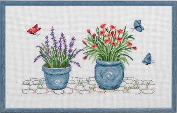 900423 Permin Kit Lavender & Carnation