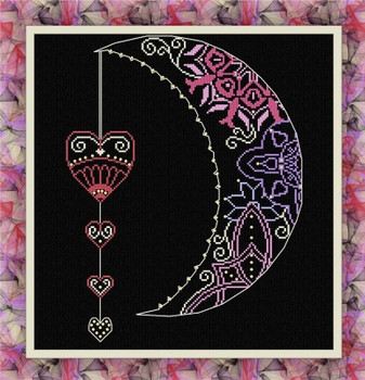 AAN474 St. Valentine Moon Alessandra Adelaide Needleworks