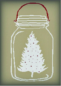 AAN498 Christmas in a Jar Alessandra Adelaide Needleworks