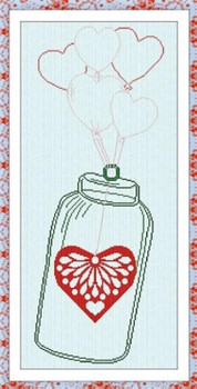 AAN597 Love is in the Air 111 x 281 Alessandra Adelaide Needleworks