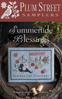 Summertide Blessings 132w x 97h  by Plum Street Samplers 20-2368 YT