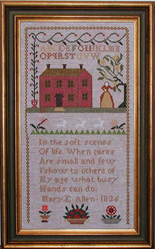 Mary E Allen 127W x 228H by Praiseworthy Stitches 21-1529 YT