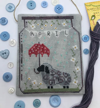 April In A Jar 61 x 75 by Romy's Creations 21-1330 YT