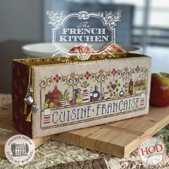 Cuisine Francaise (French Kitchen) 145w x 55h by Summer House Stitche Workes 21-1608 YT