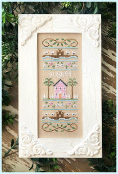 Sampler Of The Month - August 45w x 125h by Country Cottage Needleworks 21-1811 YT