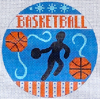 CH-819 Basketball 4" Round 18 Mesh CH Designs