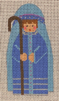 CH-439 Nativity Shepherd Boy 2x4 18 Mesh With Stitch Guide CH Designs