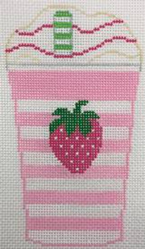 RD 305 Pink Cup 18M Rachel Donley Needlepoint Designs