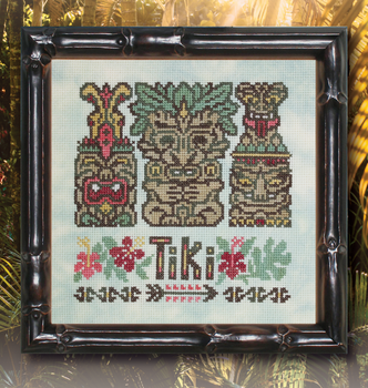 Tiki Time 87w x 87h Ink Circles 21-2383  YT NKP52