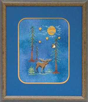 GP-143  Moose With GP-143BP Button Pack By Moonlight Glendon Place