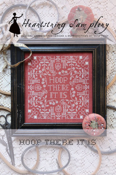 HOOP There it Is 117w x 117h Heartstring Samplery 21-2589 YT