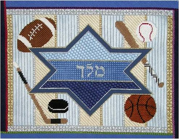 Judaica Tallis Bag Sports 11.5 x 14.5" 18 Mesh Sew Much Fun