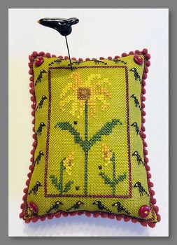 Sunflowers and Crows Pin Cushion Kit Fern Ridge Collections