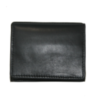 BLACK TRI-FOLD WALLET with 2 by 3 INCH INSERT Canvas Not Included Planet Earth