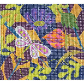 ZE671 Moth in the Garden 8″ x 7″  13 Mesh Zecca