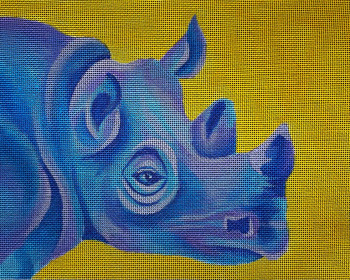 ME124 Blue/Yellow Rhino  8 x 10 18 Mesh Madeleine Elizabeth 