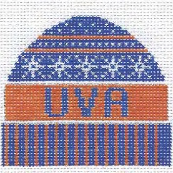 University of Virginia 3.5 x 4 18 Mesh Doolittle Stitchery H394