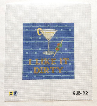 GUB-02 Dirty Martini 5.25w x 6h 18 Mesh  LAUREN BLOCH DESIGNS