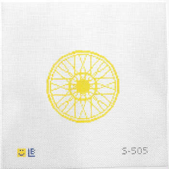 S-505 SoulCycle Logo 3.5" round 18 Mesh LAUREN BLOCH DESIGNS