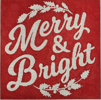 ASIT455 Merry & Bright 12X12 13 Mesh A Stitch In Time