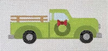 HO3082 GREEN TRUCK ORNAMENT  5 inches, 18 mesh Raymond Crawford Designs 