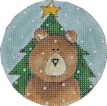 N-218/2 LITTLE BEAR W/ XMAS TREE 3” DIA 18 Mesh Renaissance Designs