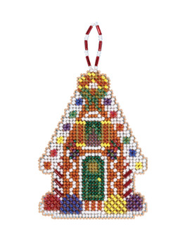 MH212116 Gingerbread Chalet (2021) Seasonal Ornament Mill Hill Kit