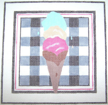 Fruits and Veggies:P194 Ice Cream Cone 13 Mesh The Collection Designs!