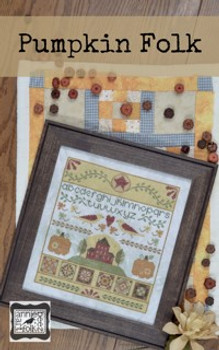 Pumpkin Folk 125w x 138h by Annie Beez Folk Art 21-2572 YT