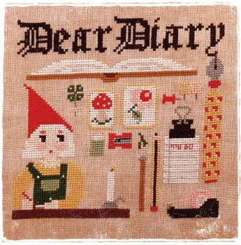 Dear Diary 91w x 90h by Fairy Wool In The Wood 22-1081