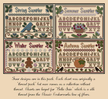 Seasons Samplers by Little House Needleworks 20-2458