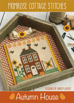 Autumn House Stitch Count: 75 x 65 Primrose Cottage Stitches 21-2001 YT