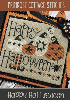 Happy Halloween 82w x 68h by Primrose Cottage Stitches 21-2232 YT