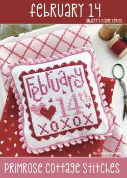 February 14 43w x 43h by Primrose Cottage Stitches 22-1089 YT