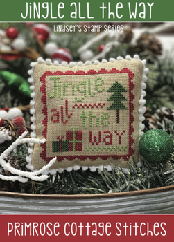 Jingle All The Way (Lindsey'sStamp) 43w x 43h by Primrose Cottage Stitche 21-2707 YT