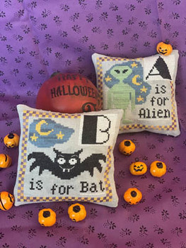 YT Halloween Alphabet - A & B 60 x 60 each by Romy's Creations