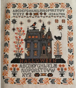 Haunted House Sampler 201W x 228H by Twin Peak Primitives 21-2280  YT