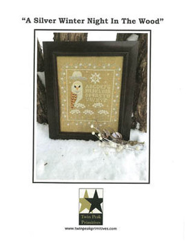 Silver Winter Night In The Wood 111W x 127H by Twin Peak Primitives 22-1094