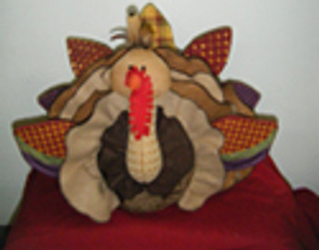 832 Tommy Turkey 10"h Tapestry Fair Designs 18 Mesh With Stitch Guide Canvas Only Shown Finished