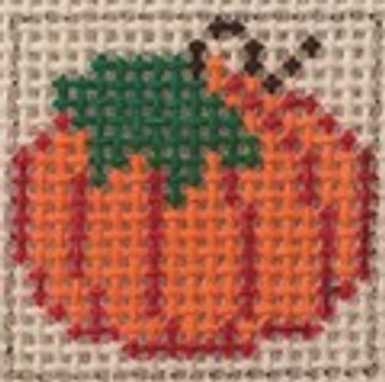 071-Pumpkin 1    1 Inch Square, 18 Mesh Point2Pointe