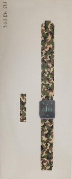 Watch Band WB40 Large 1 pc 6 x 1, 2 pc 4.5 x 1 GREEN CAMO Point2Pointe