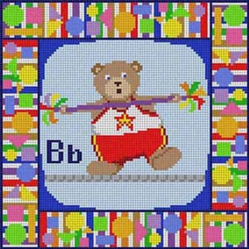 X-153 Letter B Treglown Designs Circus Alphabet