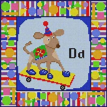 X-153 Letter D Treglown Designs Circus Alphabet