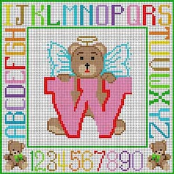 X-095 Letter WTeddy Bear Alphabet Treglown Designs