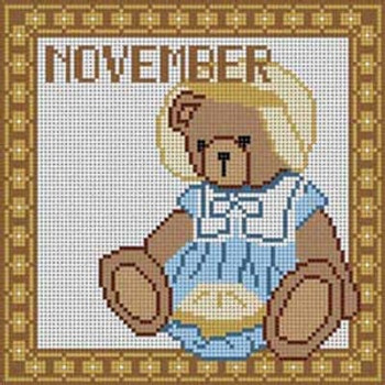 X-075L December Calendar Bear Treglown Designs 