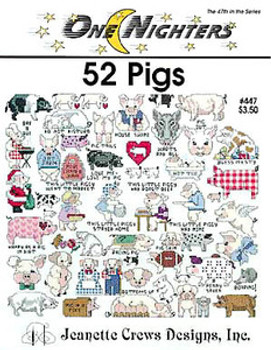 52 Pigs by Jeanette Crews Designs 97-1166 