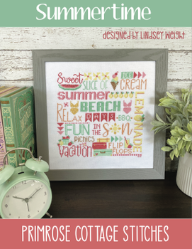 Summertime 123 x 120 by Primrose Cottage Stitches 22-1227 YT