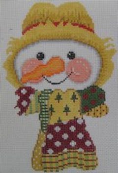 1304 Fletcher Snowman 4.25 x 6.5 18 Mesh NEEDLEDEEVA