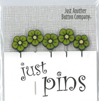 Just Another Button Company August Angel Pins (5 Wildflowers)