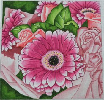 R874 Gerber Daisy	11 x 11	18Mesh Robbyn's Nest Designs